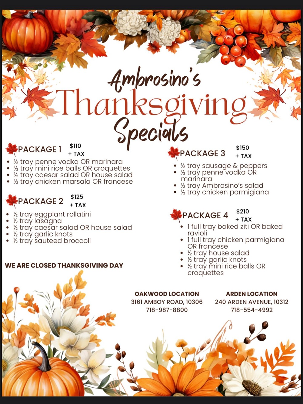 Thanksgiving Special